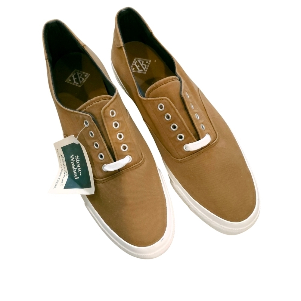 Eddie Bauer Canvas Khaki Sneakers - Picture 2 of 8
